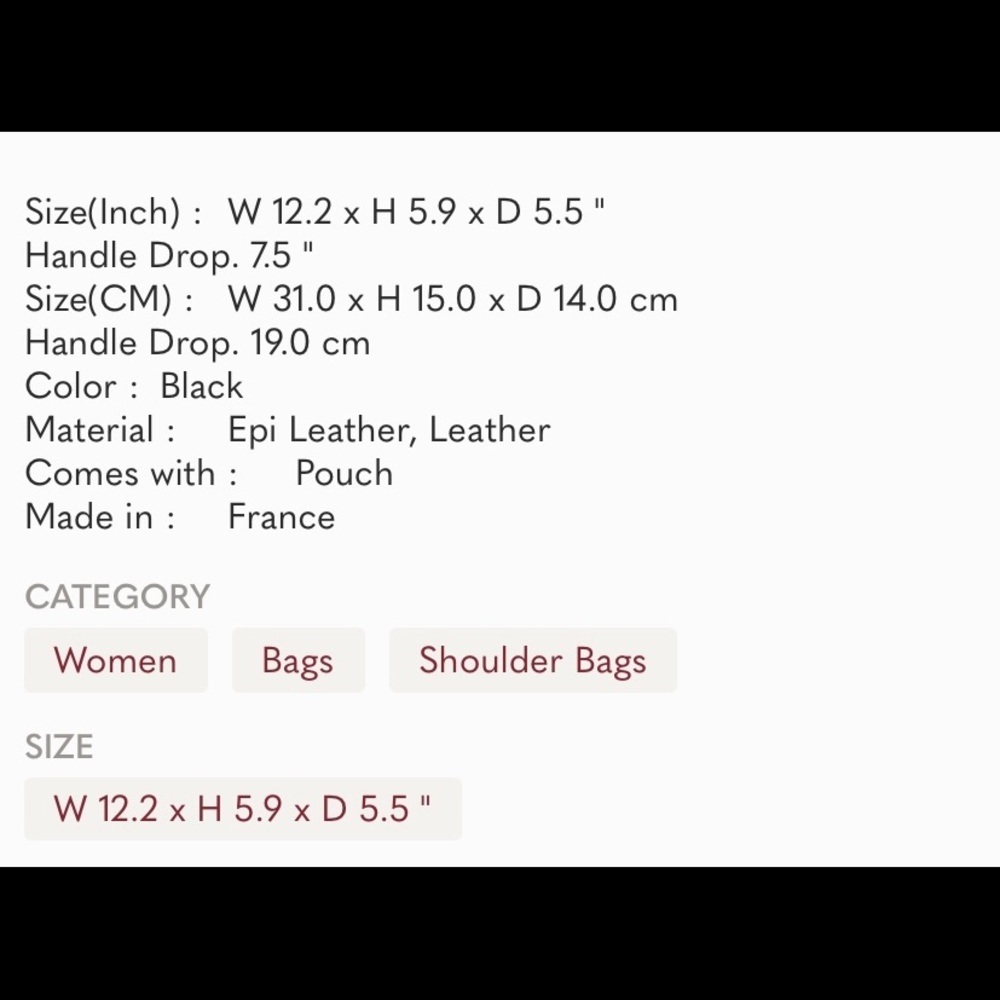 SALE🔥3pcs. Louis Vuitton Vintage Epi Soufflot bag & Pouch & Dust bag-Great CNDTN - Picture 17 of 17
